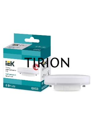 Лампа светодиодная Iek LLE-T80-8-230-40-GX53 ECO T75 таблетка 8Вт 230В 4000К GX53 IEK
