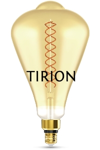 Лампа светодиодная Filament ST164 6W 890lm 2700К Е27 golden straight LED