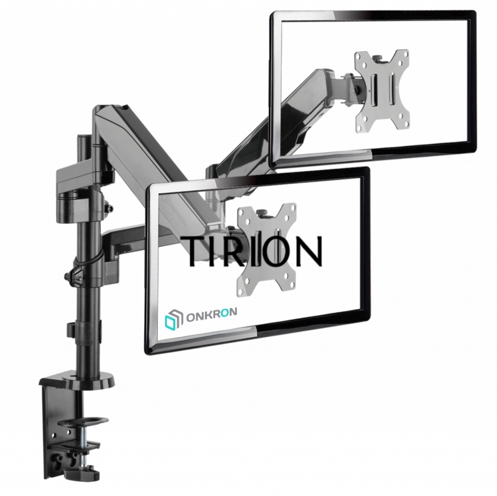 Кронштейн (держатель) ONKRON G140 для двух мониторов 13