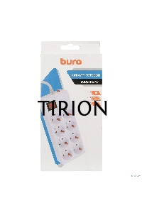 Сетевой фильтр Buro 800SH-5-W 5м (8 розеток) белый (коробка)