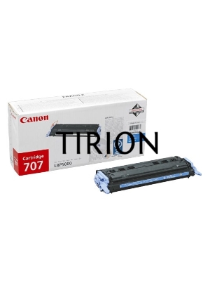 Картридж лазерный Canon 707C (9423A004) голубой (2000 стр.) для LBP 5000/5100