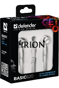 Нaушники Defender BASIC 620 белый