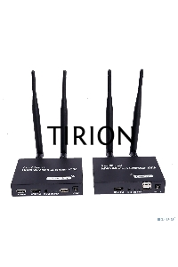 Удлинитель ORIENT VE054, WiFi HDMI KVM Extender (Tx+Rx), HDMI+USB беспроводной удлинитель до 200 м, HDMI 1.3, 1080p@60Hz, HDCP1.2, передача ИК сигнала управления , питание от внешних БП, метал. корпус  (31372)