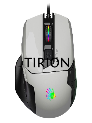 Мышь проводная A4Tech Bloody W70 Max белый, 10000 dpi, USB, кнопки - 9