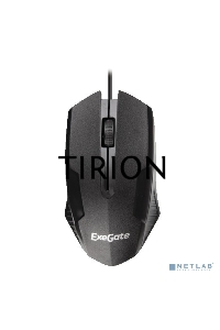 Мышь проводная ExeGate SH-9025 OEM черный, 1000 dpi, USB, кнопки - 3