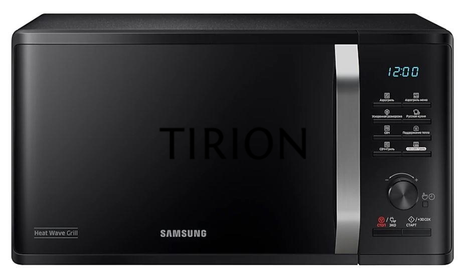 Микроволновая печь Samsung MG23K3575AK черный, 23 л, 800 Вт, переключатели - поворотный механизм/кнопки