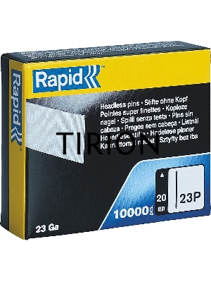 Гвозди супертвердые RAPID 20 мм, закаленные тип 23P, 10000 шт