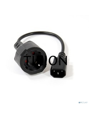 Кабель-переходник UPS->розетка VCOM (IE-320 C14 to Socket Type-F) 3Gx0,75mm VDE <CE002>