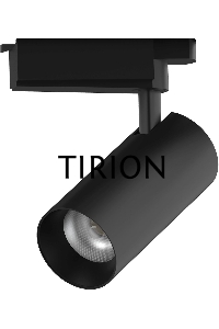 Светильник трековый цилиндр 16W 1680lm 4000K 180-220V IP20 65*206мм черный линза 36º LED