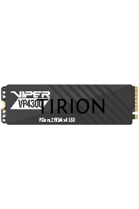 Накопитель SSD Patriot Viper VP4300, 1Tb, PCIe 4.0 x4, M.2 2280, NVMe, R/W 7400/5500, с радиатором