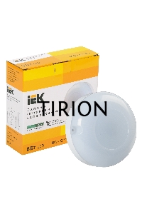 Светильник светодиодный ДПО 1001 8Вт 4000К IP54 с акуст. датчиком IEK LDPO3-1001-008-4000-K01