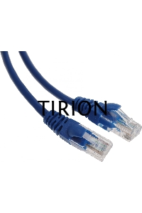 Патч-корд Premier PP12-1M/B 1000Гбит/с UTP 4 пары cat.5E CCA molded 1м синий RJ-45 (m)-RJ-45 (m)