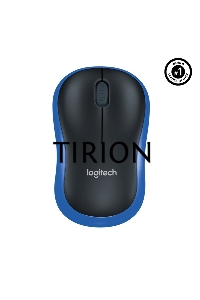 Мышь беспроводная Logitech M185 синий, 1000 dpi, радиоканал, USB, кнопки - 3