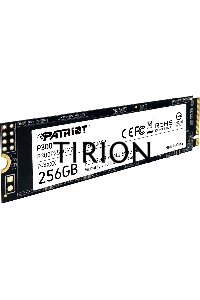 Накопитель SSD Patriot P300, 256GB, PCIe 3.0 x4, M.2 2280, NVMe, R/W 1700/1100