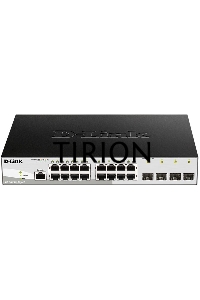 Управляемый коммутатор 2 уровня с 16 портами D-Link DGS-1210-20/ME/B1A 10/100/1000Base-T и 4 портами 1000Base-X SFP