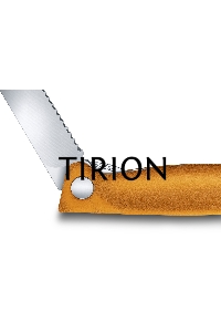 Нож кухонный Victorinox Swiss Classic (6.7836.F9B) стальной для овощей лезв.110мм серрейт. заточка оранжевый блистер