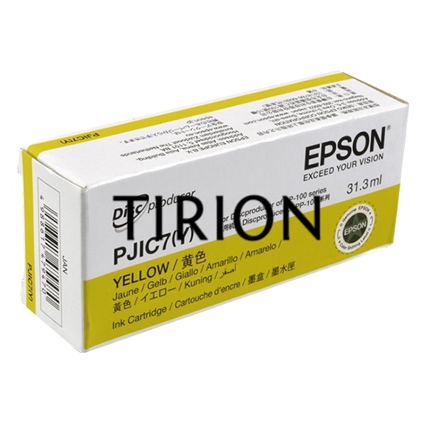 Картридж струйный EPSON PJIC7 желтый для Discproducer PP-100 (C13S020451/C13S020692)