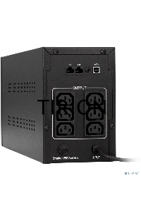 Источник бесперебойного питания ExeGate EP285484RUS SpecialPro Smart LLB-1000.LCD.AVR.C13.RJ.USB <1000VA/650W, LCD, AVR, 6*IEC-C13, RJ45/11, USB, black>