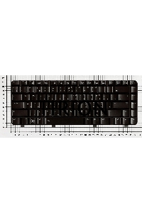 Клавиатура для ноутбука HP Pavilion DV3-2000 DV3-2100 черная с подсветкой