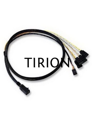  Кабель ACD-SFF8643-SATASB-08M, INT SFF8643-to-4*SATA+SB (MiniSAS HD -to- 4*SATA+SideBand internal cable) 75cm