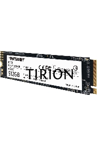Накопитель SSD Patriot P300, 512GB, PCIe 3.0 x4, M.2 2280, NVMe, R/W 1700/1200