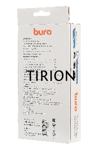 Сетевой фильтр Buro 800SH-5-W 5м (8 розеток) белый (коробка)