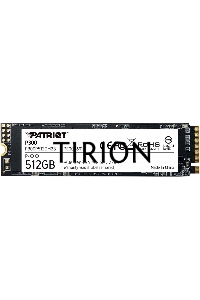 Накопитель SSD Patriot P300, 512GB, PCIe 3.0 x4, M.2 2280, NVMe, R/W 1700/1200