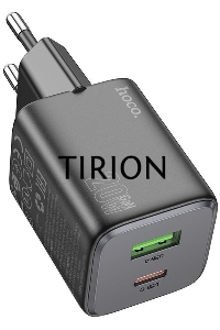 Сетевое зар./устр. Hoco N41 Almighty Black 20W 3A+2.22A+2A+1.67A+1.5A (PD+QC+AFC) USB/USB Type-C универсальное черный