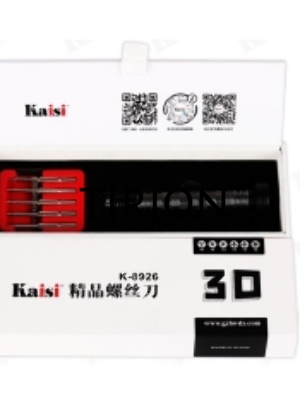 Отвертка с набором бит Kaisi 8926 3D 6 в 1 Golden