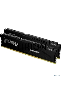 Оперативная память Kingston Fury Beast, DDR5, 32GB (2x16GB), 6000MHz, CL36, с радиатором, черный