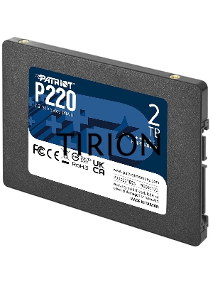 Накопитель SSD Patriot P220, 2TB, SATA III, 2.5
