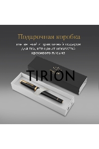 Ручка перьевая Parker Urban Core F309 (CW1931593) Muted Black GT F сталь нержавеющая подар.кор.