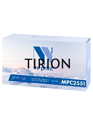 Картридж лазерный NVPrint совместимый Ricoh Aficio MP C2551 голубой для MP C2051/C2051AD/C2551/C2551AD (9500k)