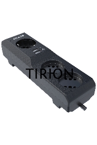 Сетевой фильтр Surge protector Pilot 3G 3xGP euro outlets, 10А/2.2кВа, 2xUSB, 3m, black