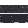 Клавиатура для ноутбука Asus FX502 черная с красной подсветкой