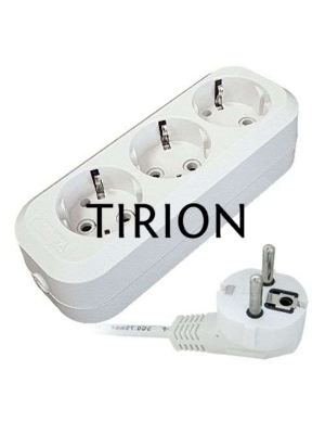 Удлинитель 3х5м с заземл. 16А IP20 Е-303 АБС-пл. ПВС 3х1 UNIVersal 9631978