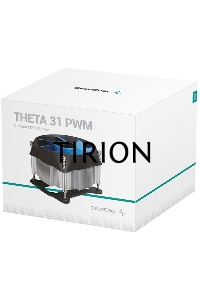 Кулер для процессора DEEPCOOL THETA 31 PWM 1700 черный/синий, 92 мм, алюминий/медь, 2400 об/мин, 30.3 дБ, 4 pin, 95 Вт, 66 мм