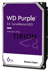 Жесткий диск Western Digital  6TB SATA-IIISurveillance Purple (5400rpm) 256Mb 3.5