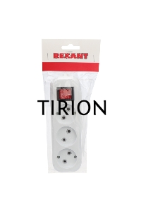 Колодка 3 гнезда с заземлением REXANT