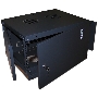 Шкаф настенный Lanmaster Next TWT-CBWNM-6U-6X6-BK 6U 550x600мм пер.дв.металл съемные бок.пан. 60кг черный