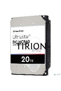 Жесткий диск Western Digital HDD  SATA 20Tb Ultrastar DC HC560 0F38785 7200 6Gb/s 512Mb 1 year ocs (analog WUH722020ALE6L4)