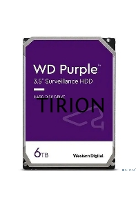 Жесткий диск Western Digital  6TB SATA-IIISurveillance Purple (5400rpm) 256Mb 3.5