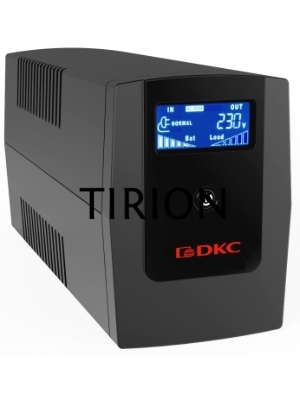 Источник бесперебойного питания ИБП Info LCD 800В.А IEC C13 (3) USB + RJ45 DKC INFOLCD800I