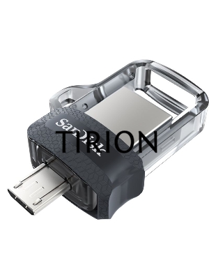 Флеш диск 64GB SanDisk Ultra Android Dual Drive OTG, m3.0/USB 3.0, Black