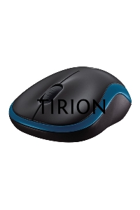 Мышь беспроводная Logitech M185 синий, 1000 dpi, радиоканал, USB, кнопки - 3