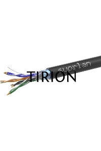 Кабель информационный Suprlan Standard 01-1028-1, кат.5E FTP 4 парыX24AWG, PE внешний 305м, черный