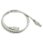 Патч-корд Buro UTP 4 пары cat6 CCA molded 1м серый RJ-45 (m)-RJ-45 (m)