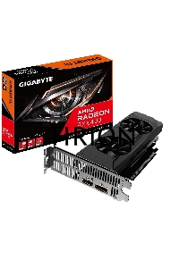 Видеокарта Gigabyte PCI-E 4.0 GV-R64D6-4GL AMD Radeon RX 6400 4096Mb 64 GDDR6 2039/16000 HDMIx1 DPx1 HDCP Ret low profile