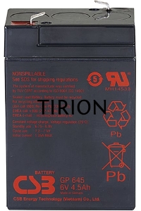 Батарея CSB GP 645 (6V, 4.5Ah)