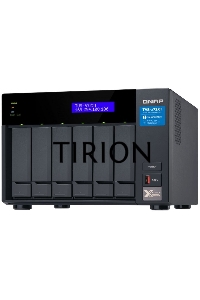 Сетевое хранилище без дисков SMB QNAP TVS-672XT-i3-8G 6-Bay NAS, Intel Core i3-8100T 4-core 3.1 GHz Processor, 8GB DDR4 RAM (max 32GB RAM), 6x 2.5